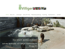 Tablet Screenshot of gartenbau-villiger.ch